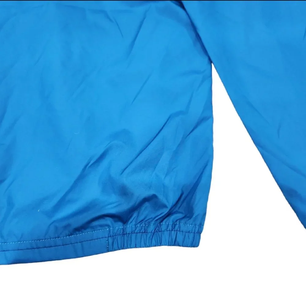 The North Face Boy Cyclone Hoodie Windbreaker Jacket Navy Blue Zipper